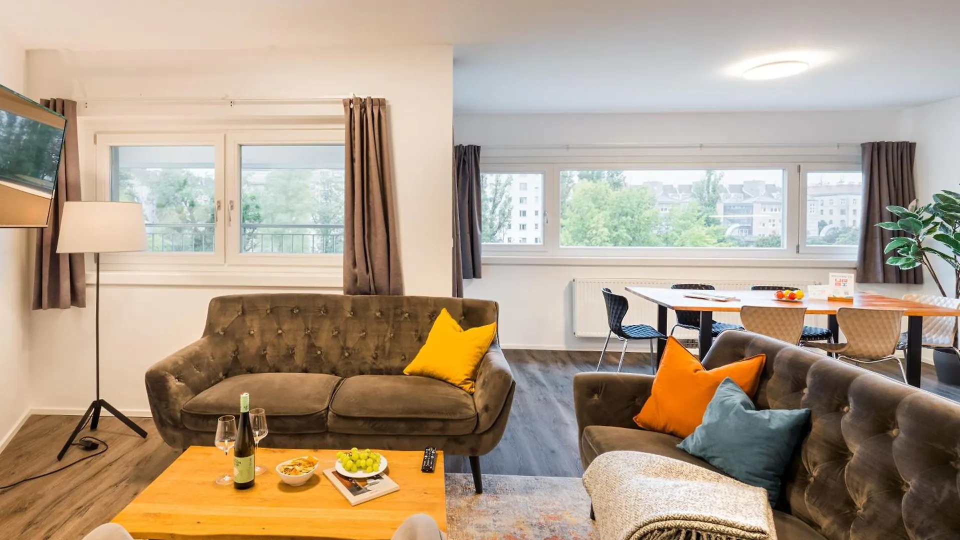 Urban Island I Riverside Apartments Viyana Avusturya